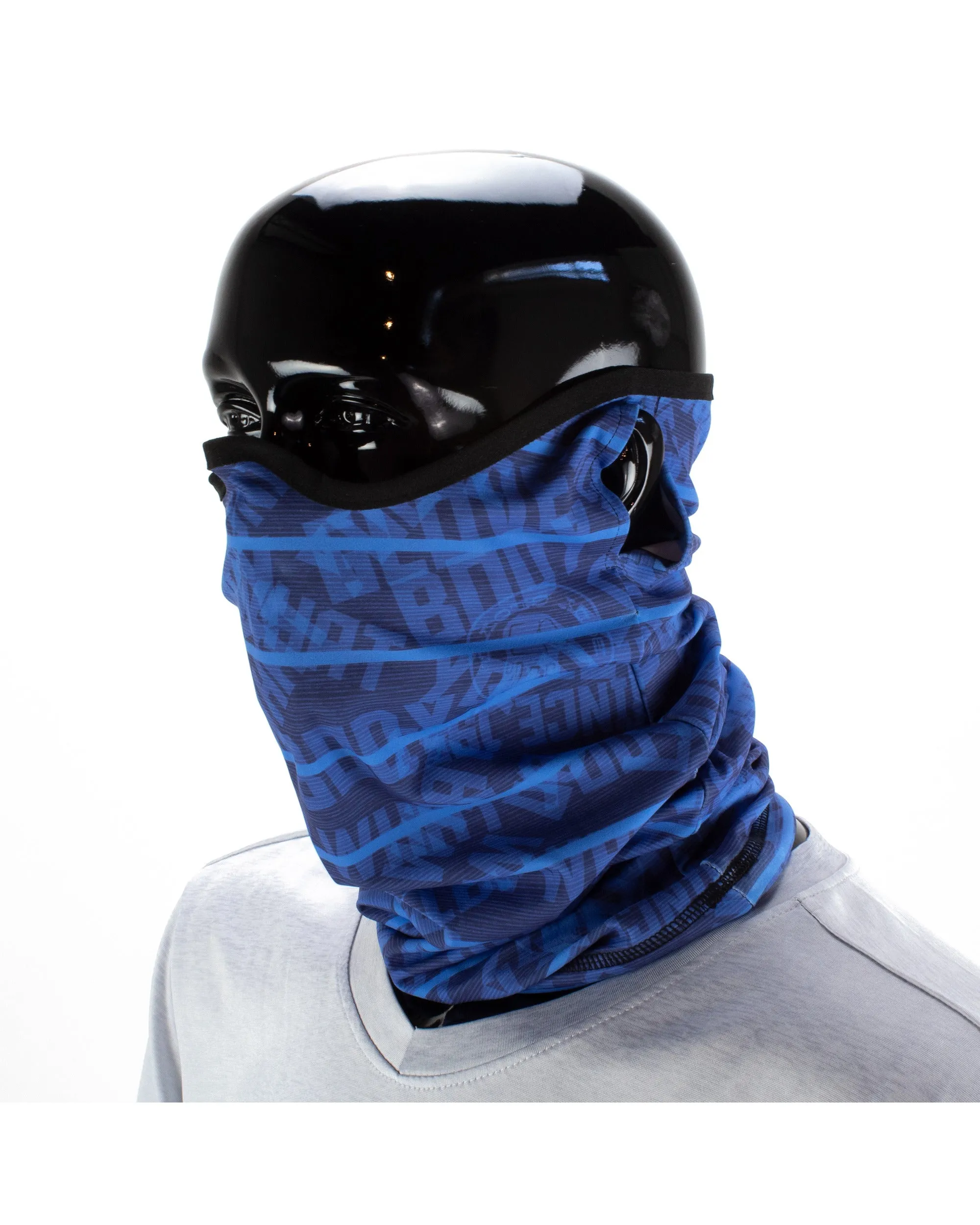 2-Pack Men's Warming Gaiter Face Masks - Black/BlueBG
