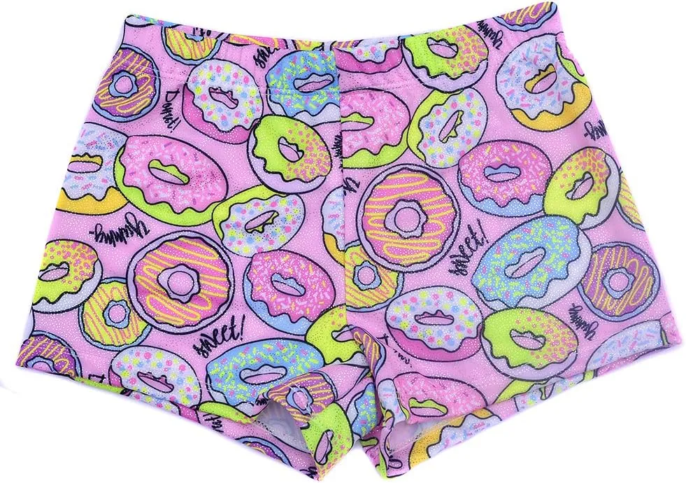 Aosva Little Big Girls' Sparkle Dance Tumbling Athletic Gymnastics Short 2-14Years