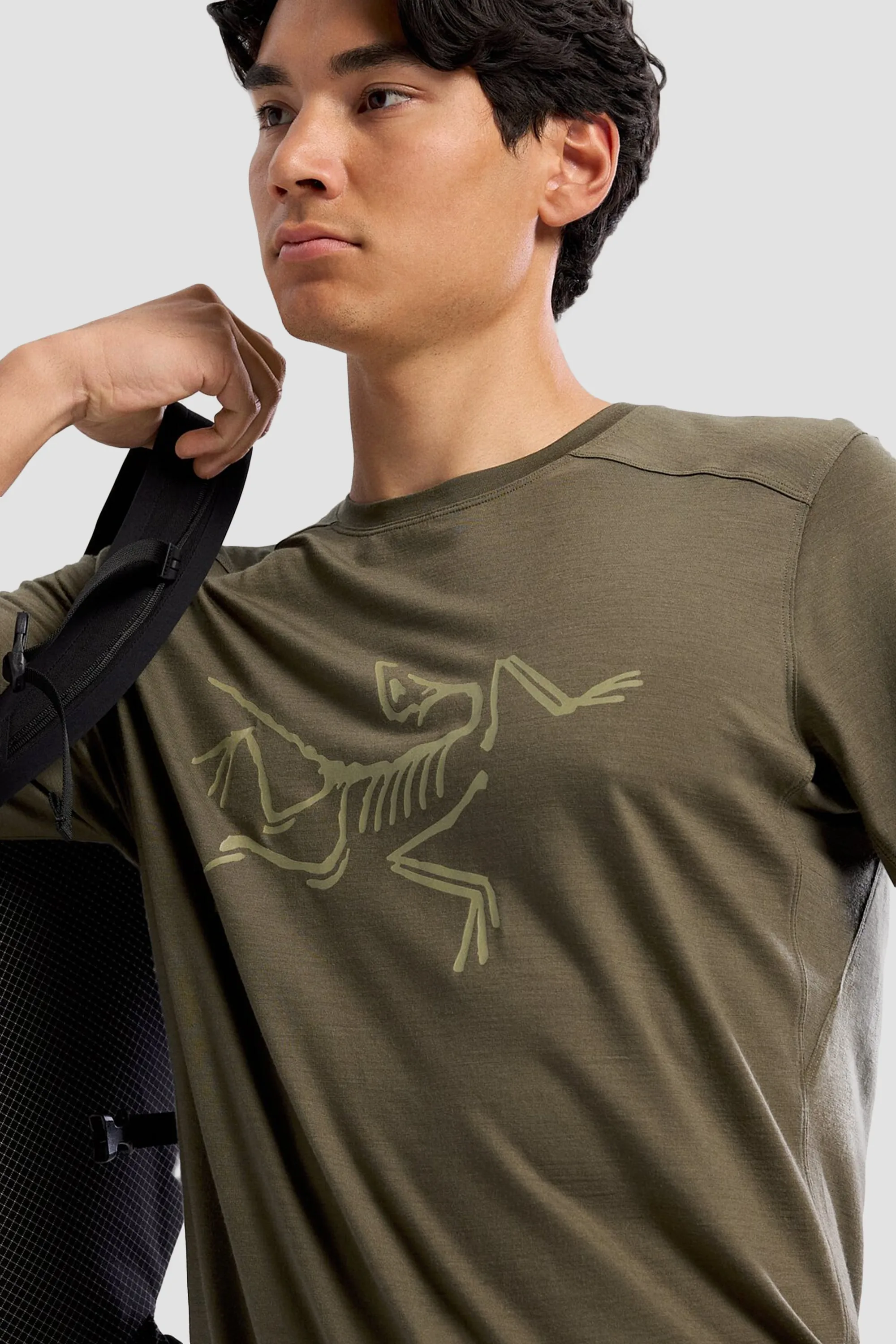 Arc'teryx Men's Ionia Merino Wool Logo in Tatsu/Canvas