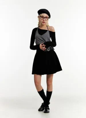 Belted Mini Skort ID315