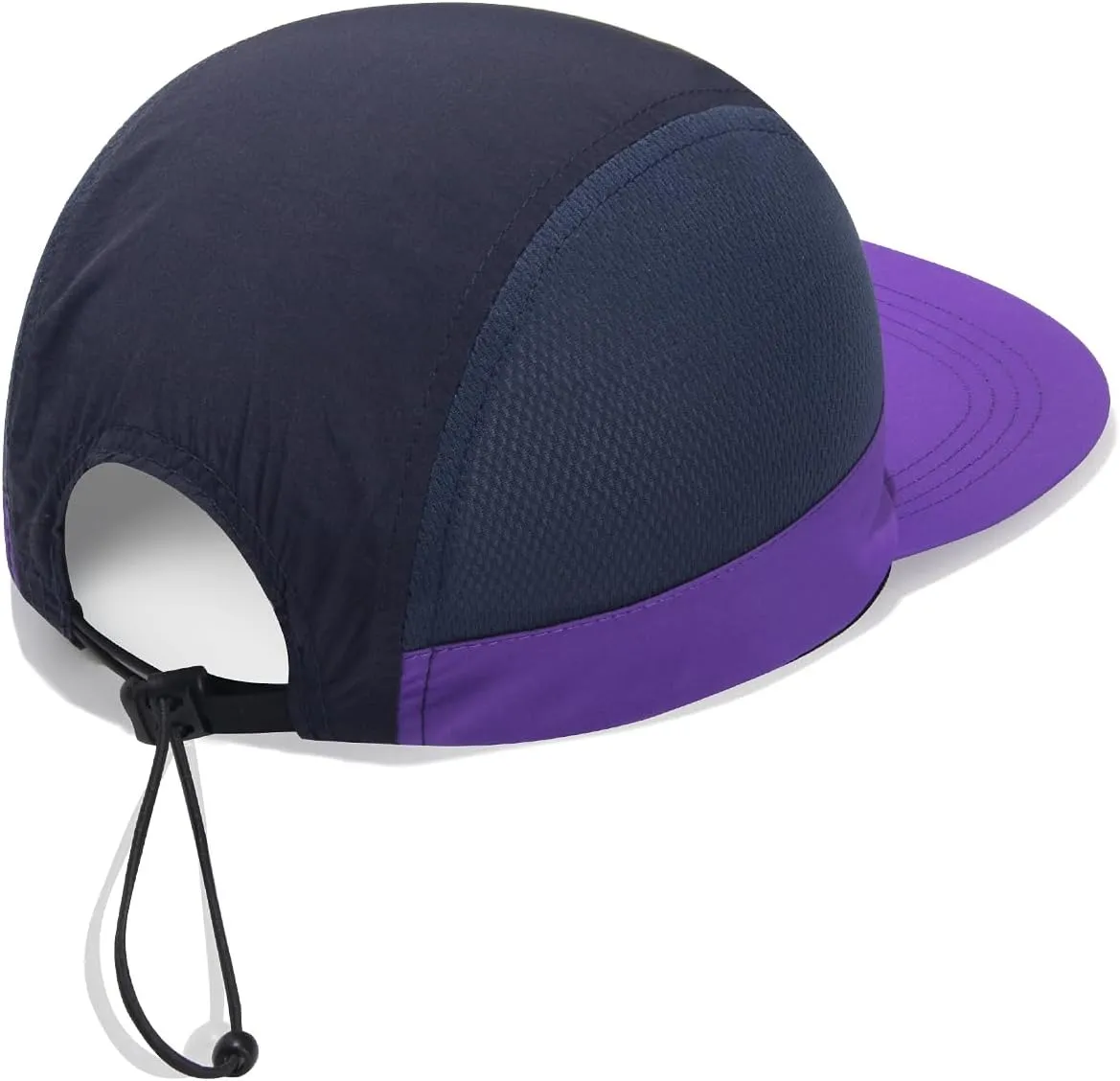 Clakllie Quick Dry 5 Panel Hat for Men Summer Mesh Baseball Cap Flat Brim Trucker Hats Breathable Golf Dad Hats Camping Hat