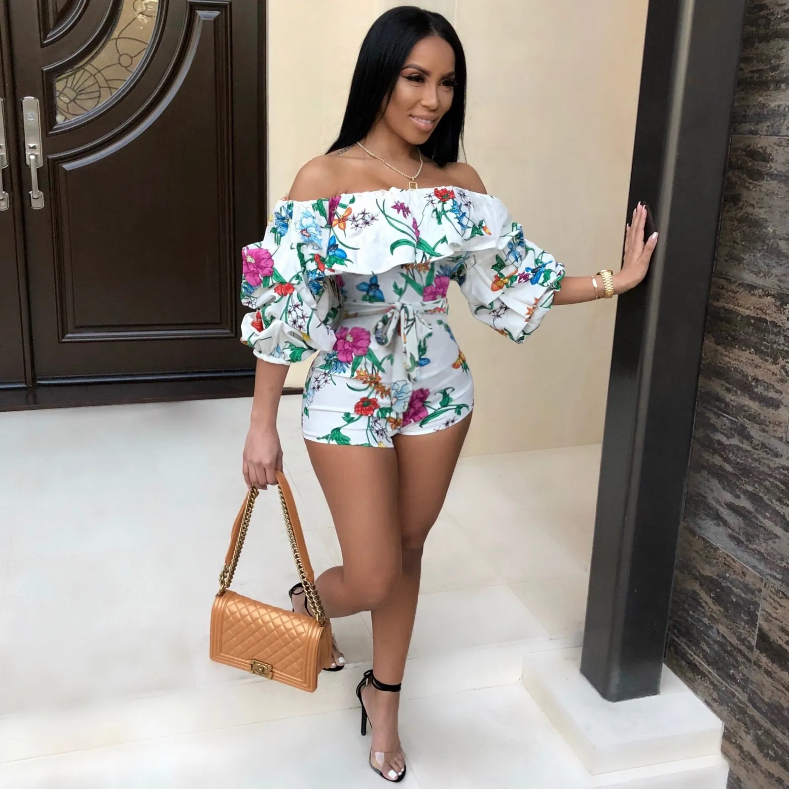 Dropped Shoulder Romper