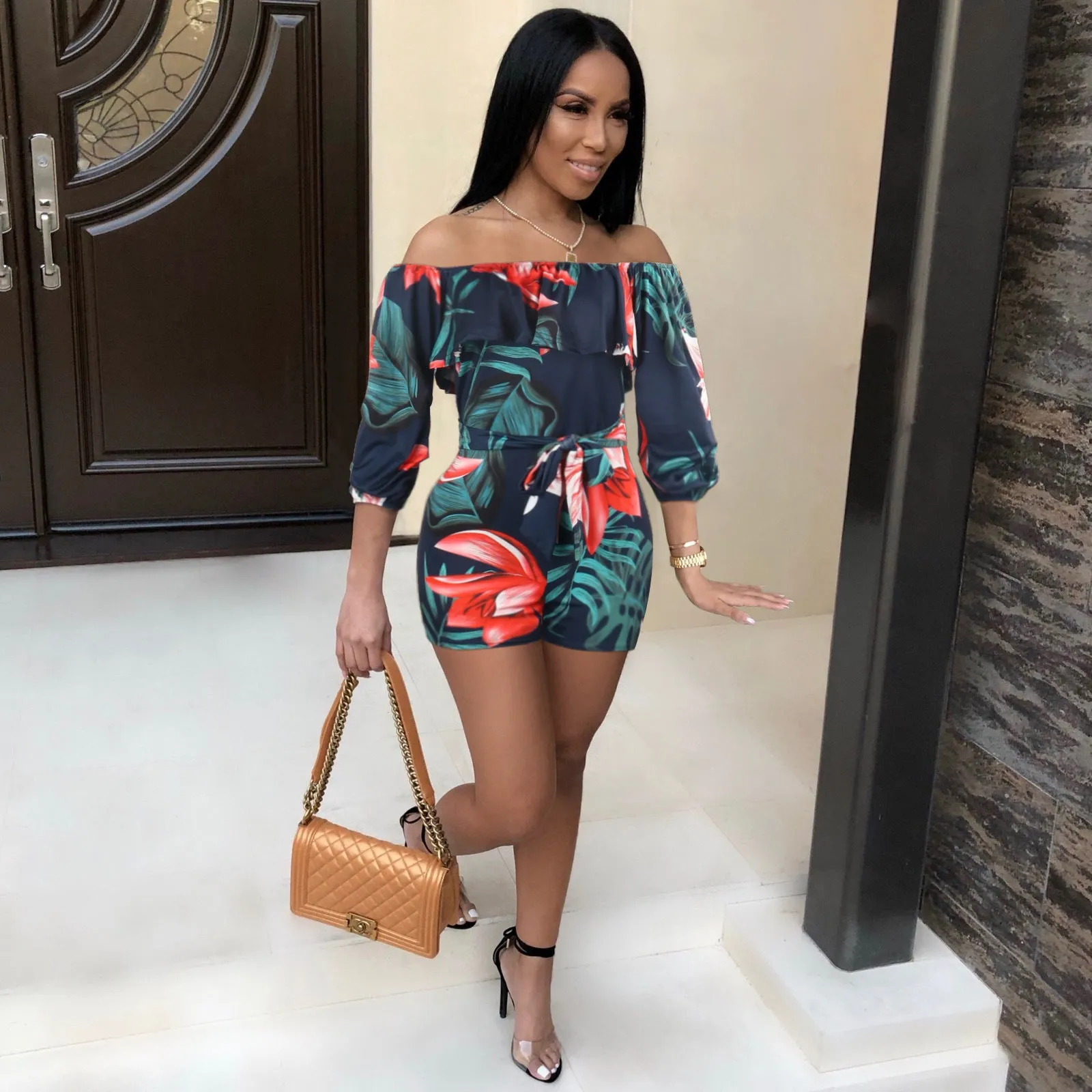 Dropped Shoulder Romper