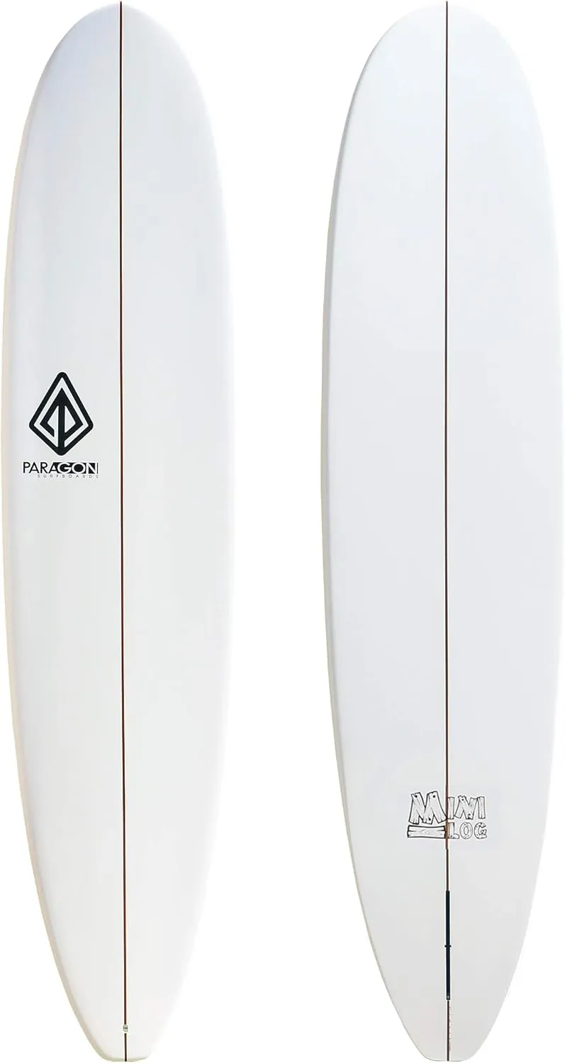 Epoxy Fiberglass Surfboard | High-Performance & Fun Single Fin Longboard Surfboard for All Wave Conditions | 8'0 | 9'0