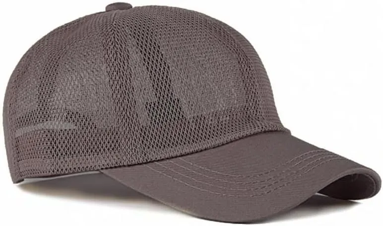 FASHIXD Mesh Baseball Cap for Men Women Summer Breathable Trucker Hats Adjustable Outdoor Sports Running Hats