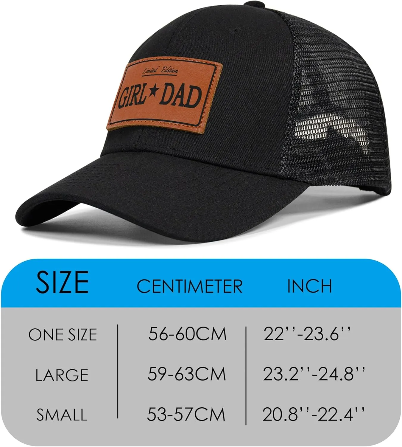 Girl and Dad Hat Gifts for Father Men from Daughter Wife,Fathers Day,Birthday,Christmas