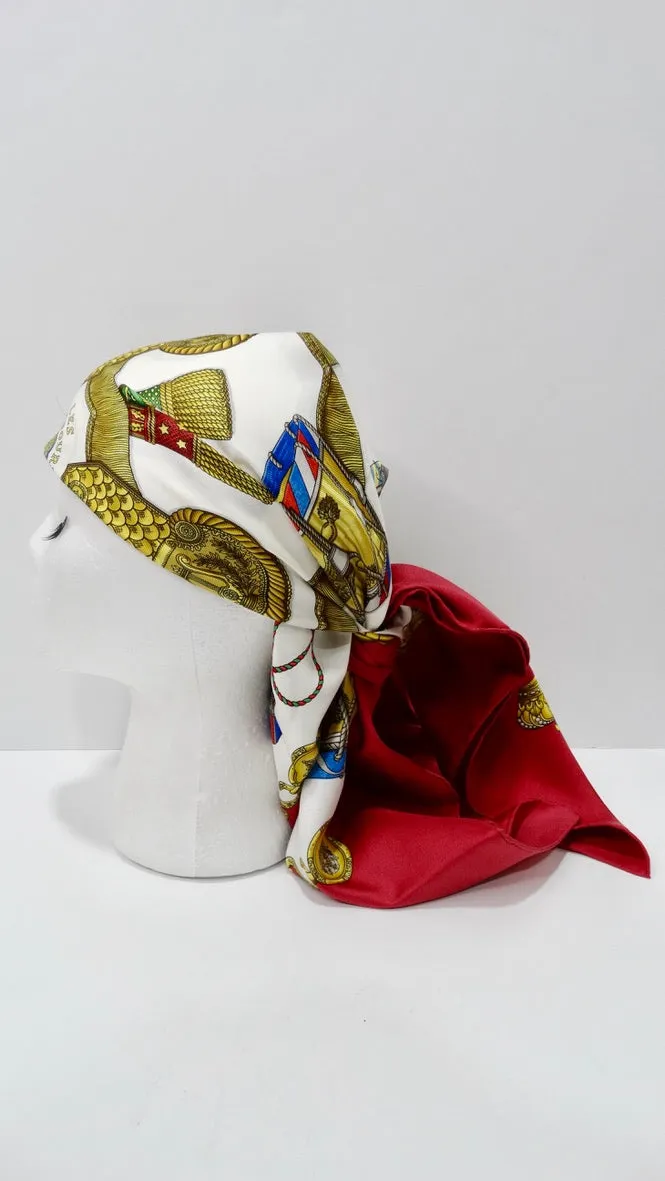 Hermès 'Les Tambours' Silk Scarf