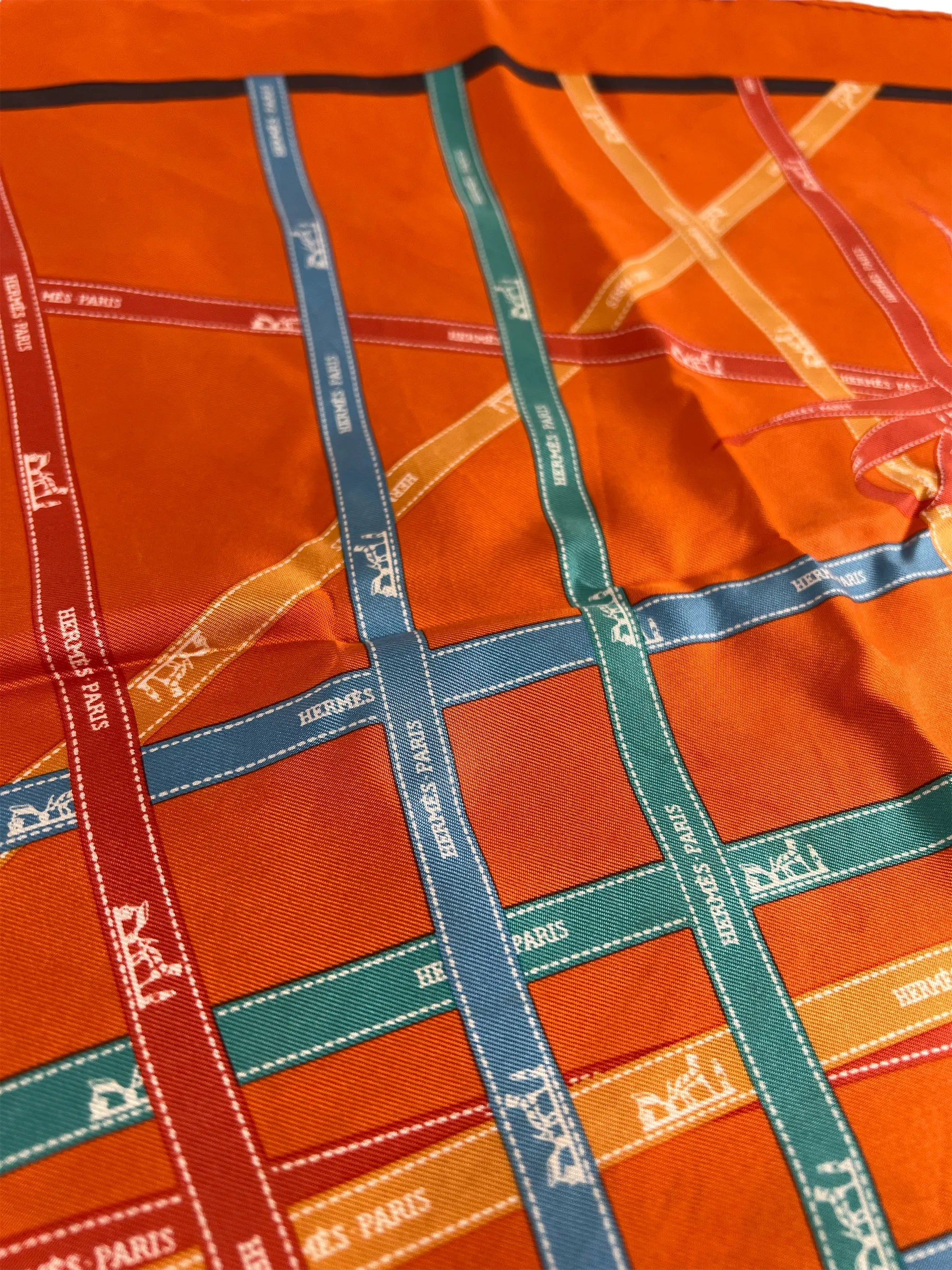 Hermès Pocket Square Silk Scarf