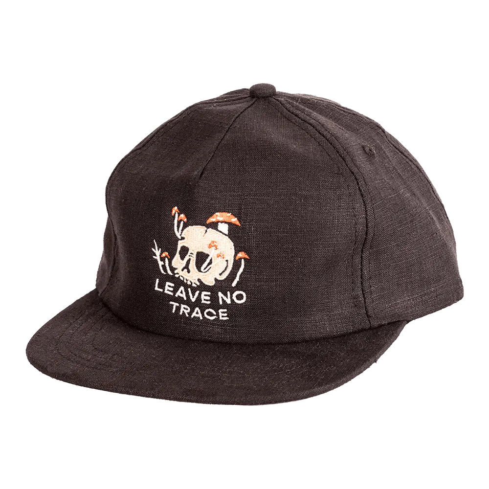 Leave No Trace 100% Hemp Strapback | Black