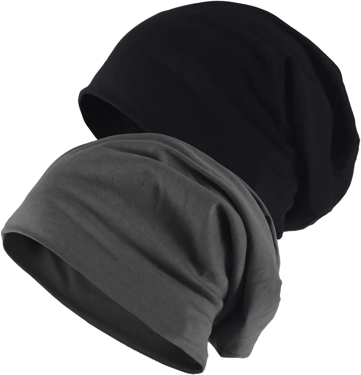 Mens Slouchy Beanie Hat Thin Baggy Summer Skull Cap