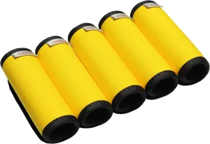 Neoprene Luggage Handle Wraps For Traveling Bright Color Luggage Tags|Handle Wraps|Handle Covers (Gold)