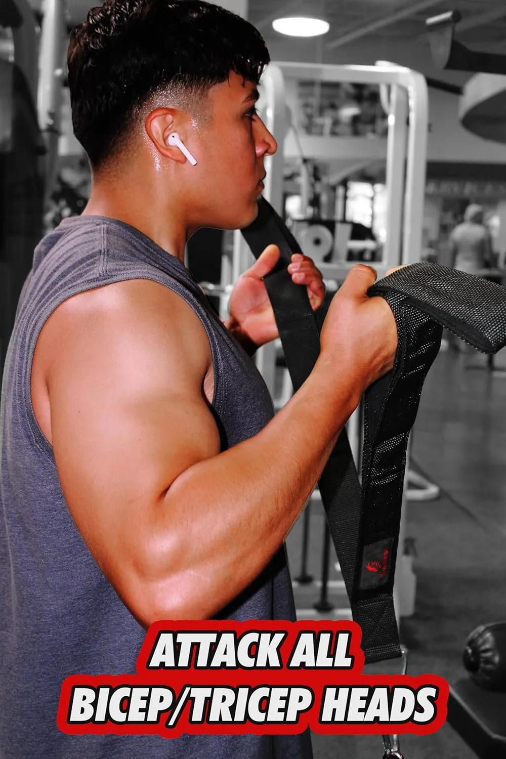 Tricep Rope Cable Attachment 29'' & 22'' Loop for Tricep Pull Cable Extensions and Face Pulls/Triceps Pressdowns/Cable Overhead Presses/Tricep Push Downs