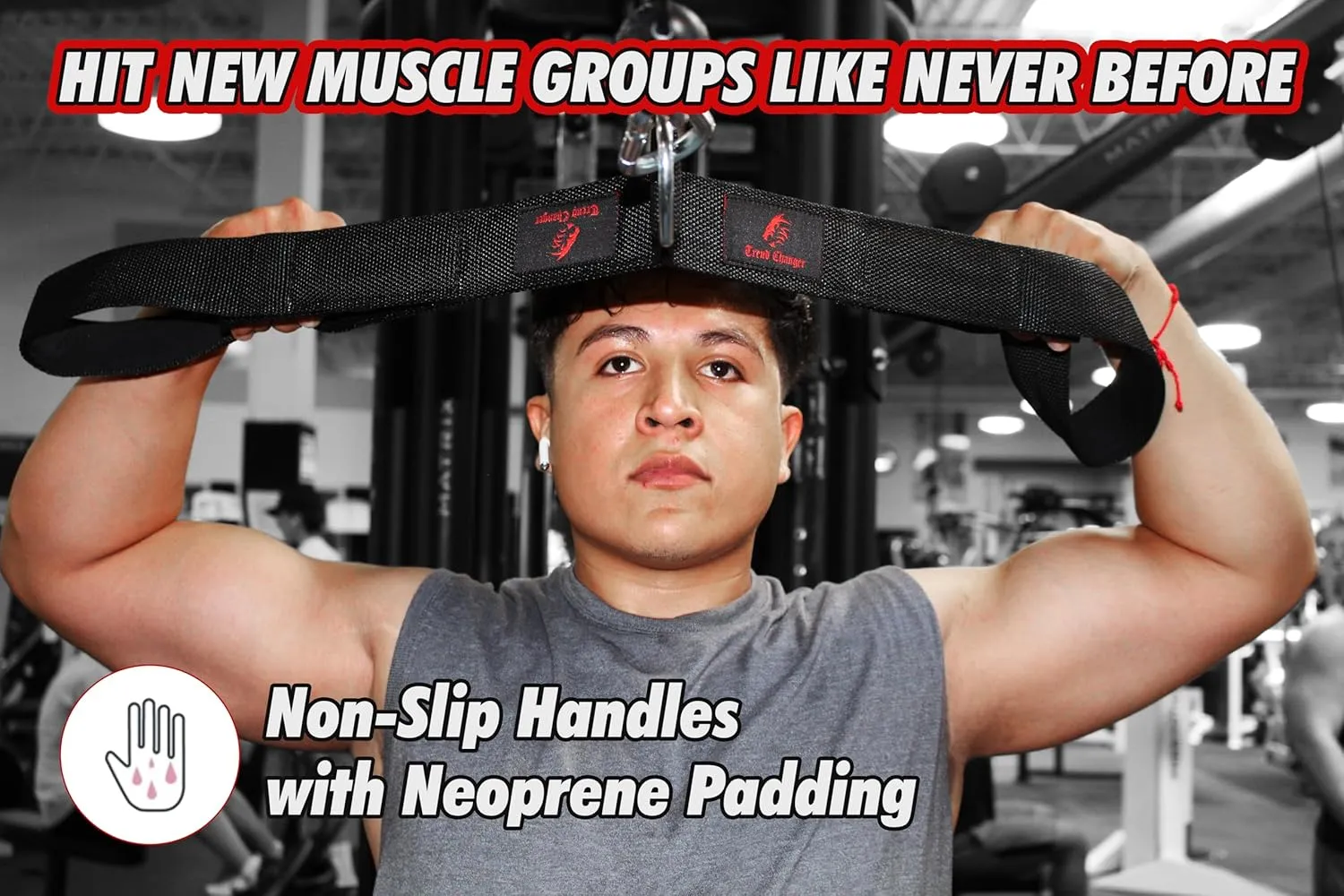 Tricep Rope Cable Attachment 29'' & 22'' Loop for Tricep Pull Cable Extensions and Face Pulls/Triceps Pressdowns/Cable Overhead Presses/Tricep Push Downs